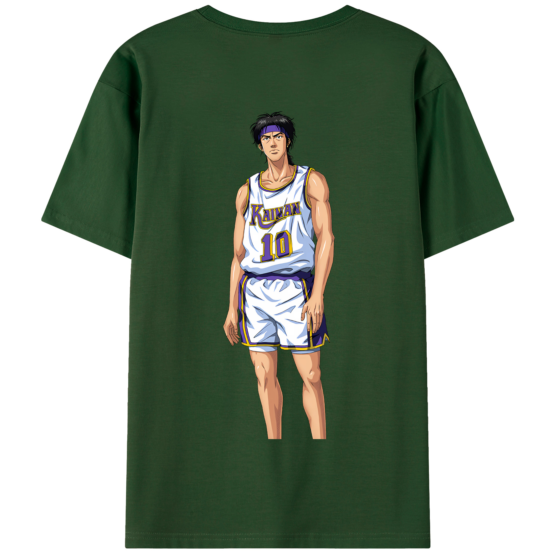 SLAM DUNK／スラムダンク 綿100％半袖Tシャツ（背面プリント）